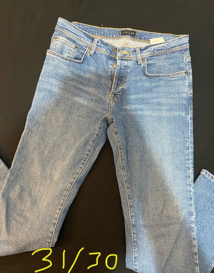 LTB Düğmeli Mavi Erkek Denim Pantolon - Görsel 2