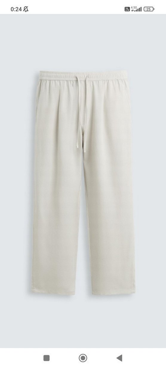 Zara Beyaz %100 Liyosel ithal S Kalite Orjinal - Görsel 2