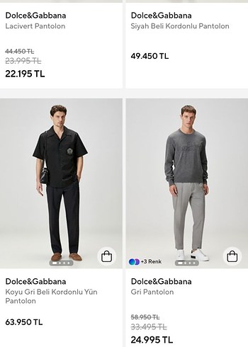 Dolce Gabbana kumaş pantolon L orjinal - Görsel 4