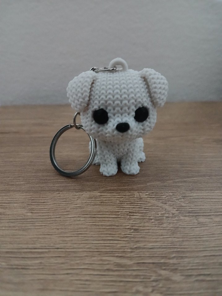 Örgü köpek Anahtarlık - Görsel 2