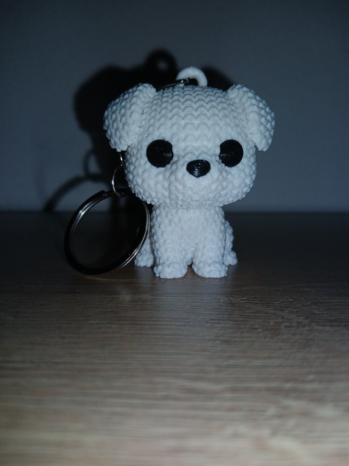 Örgü köpek Anahtarlık - Görsel 4