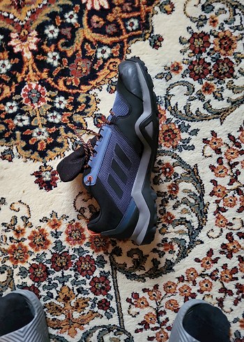 Lacivert Baskılı Bağcıklı Erkek Outdoor Ayakkabı - Görsel 3