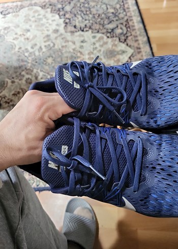 Erkek Lacivert Spor Ayakkabı Bağı - Görsel 2