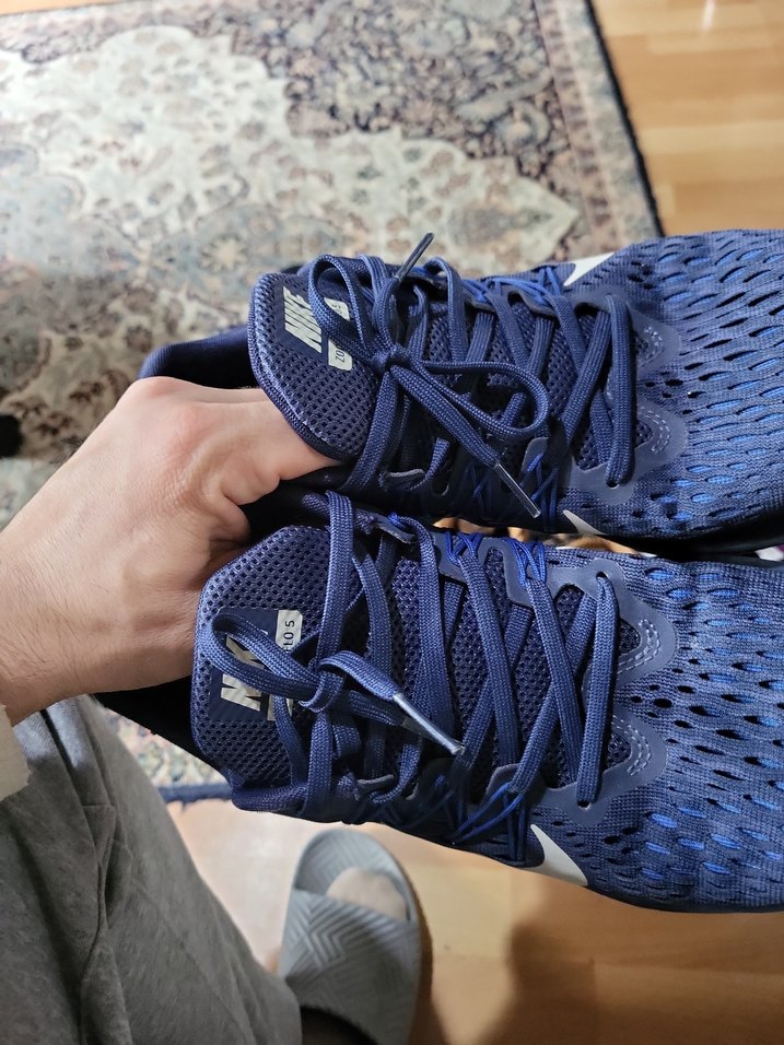 Erkek Lacivert Spor Ayakkabı Bağı - Görsel 2