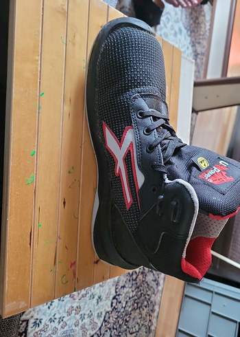 Kırmızı Baskılı Velcro Spor Ayakkabı upower - Görsel 3