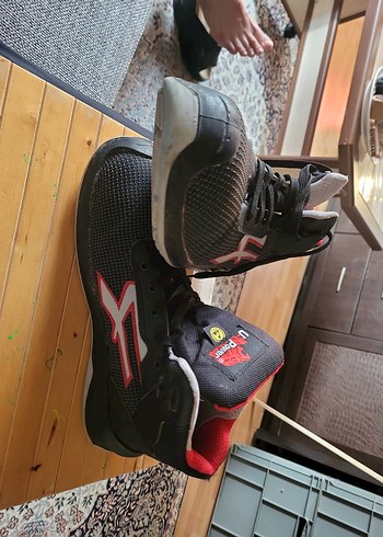 Kırmızı Baskılı Velcro Spor Ayakkabı upower - Görsel 5