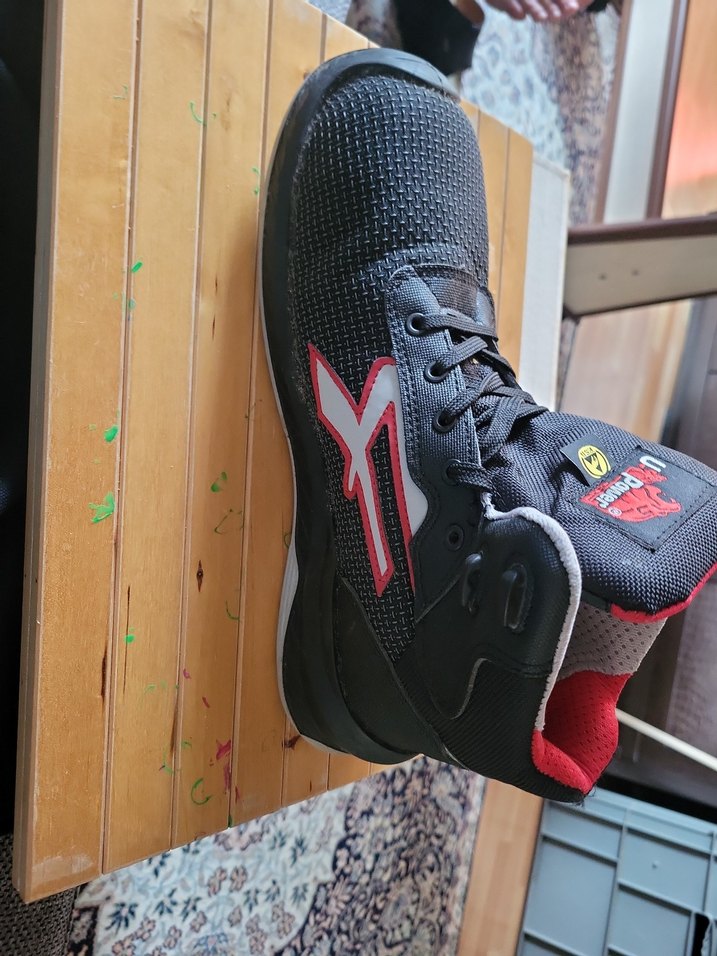 Kırmızı Baskılı Velcro Spor Ayakkabı upower - Görsel 3