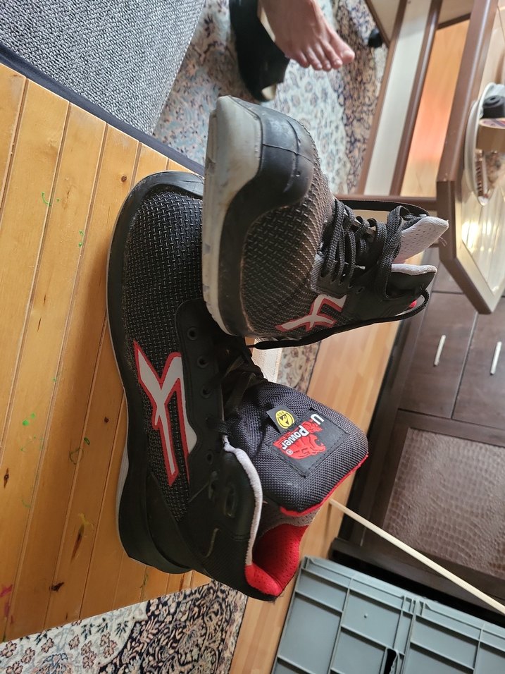 Kırmızı Baskılı Velcro Spor Ayakkabı upower - Görsel 5