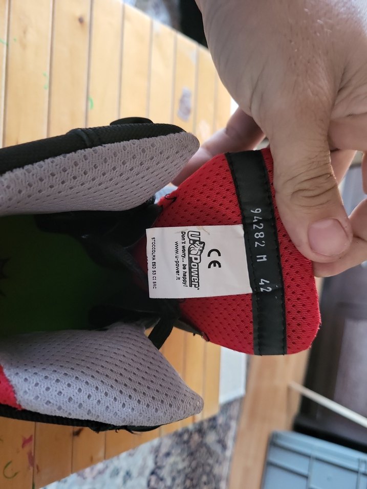 Kırmızı Baskılı Velcro Spor Ayakkabı upower - Görsel 2