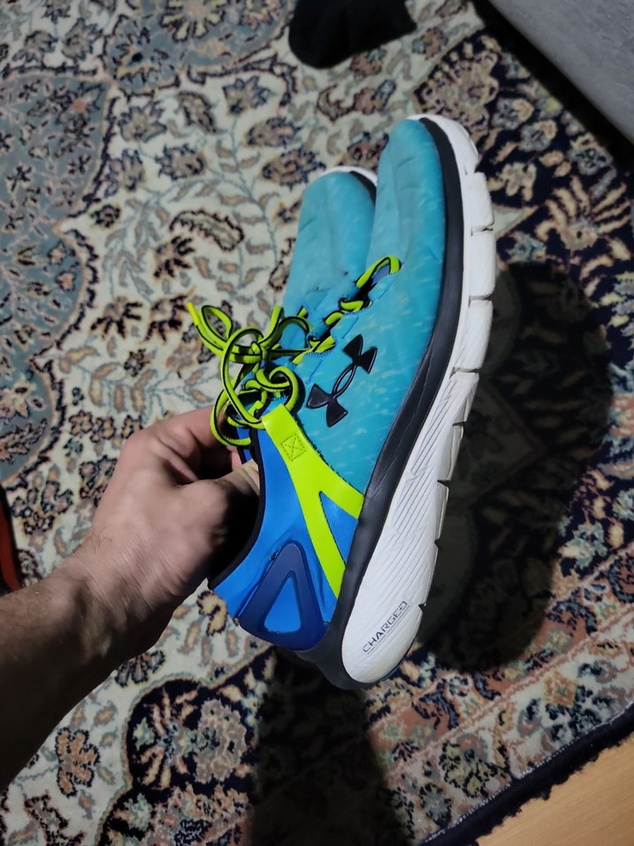 Kadın erkekMavi Bağcıklı Spor Sneaker - Görsel 2