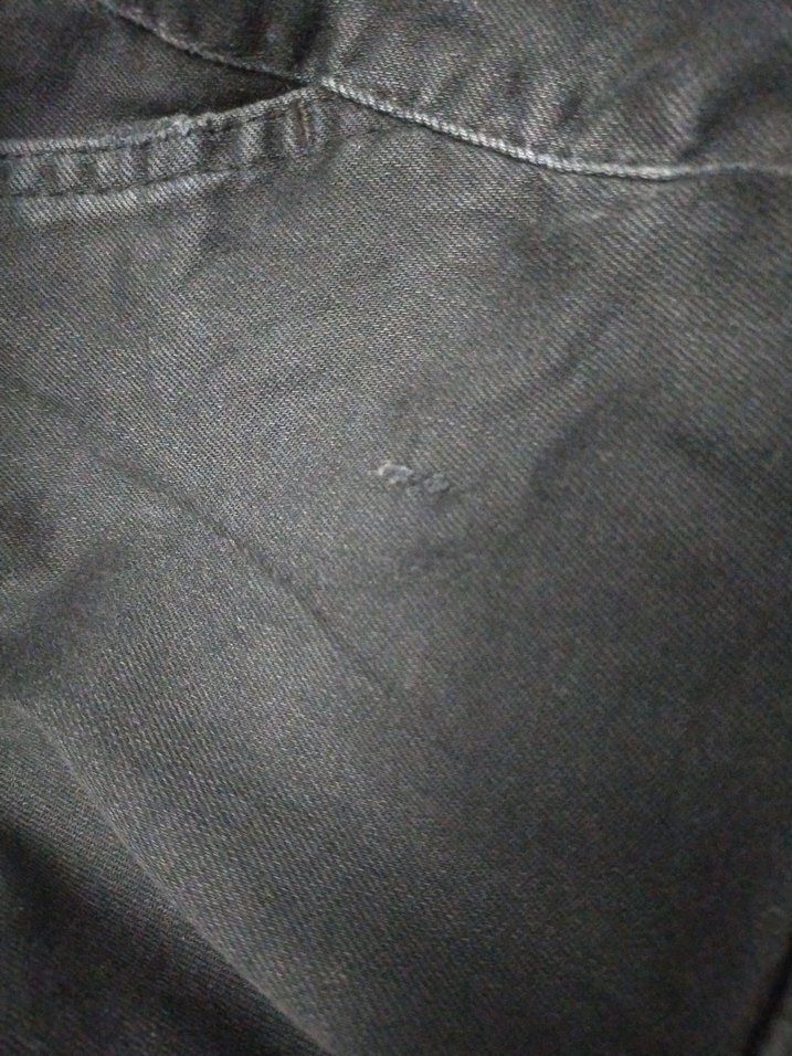 Erkek Lacivert Kemerli Bol Kesim Denim Pantolon - Görsel 3