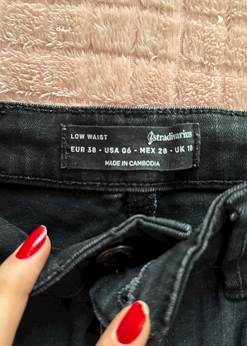 Siyah Regular Fit Midi Kadın Kot Pantolon - Görsel 2