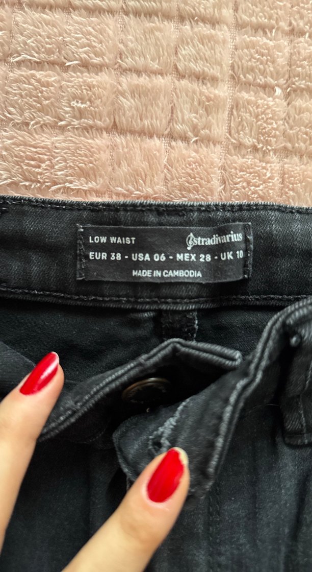 Siyah Regular Fit Midi Kadın Kot Pantolon - Görsel 2