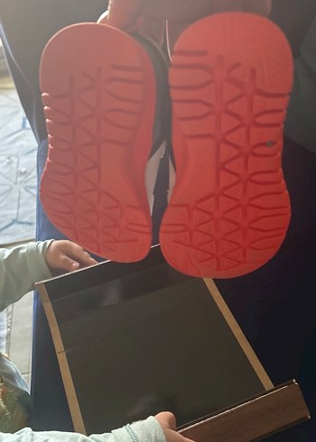 Kız Çocuk Renkli Desenli Bağcıklı Spor Ayakkabı - Görsel 4