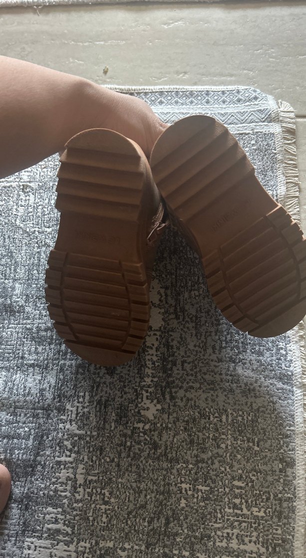 Kahverengi Deri Erkek Çocuk Botu - Görsel 4