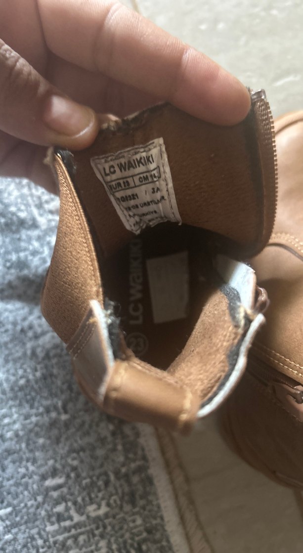 Kahverengi Deri Erkek Çocuk Botu - Görsel 3