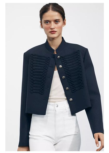 34 Beden Zara Wide Leg Beyaz jean