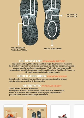 Gri Erkek Outdoor Ayakkabı Cırt Cırtlı erkek iş ayakkabısı - Görsel 8