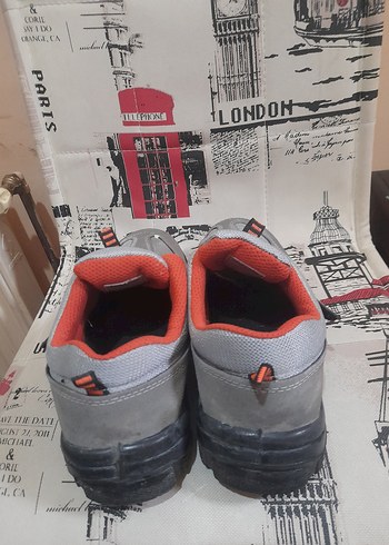 Gri Erkek Outdoor Ayakkabı Cırt Cırtlı erkek iş ayakkabısı - Görsel 4