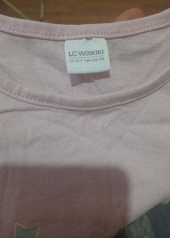 Kız Çocuk Uzun Kollu Pembe Baskılı Tişört - Görsel 5