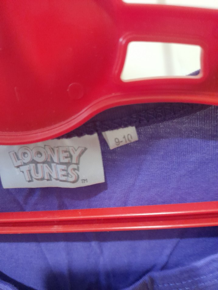 Kız Çocuk Mavi Baskılı Kolsuz elbise - Görsel 4