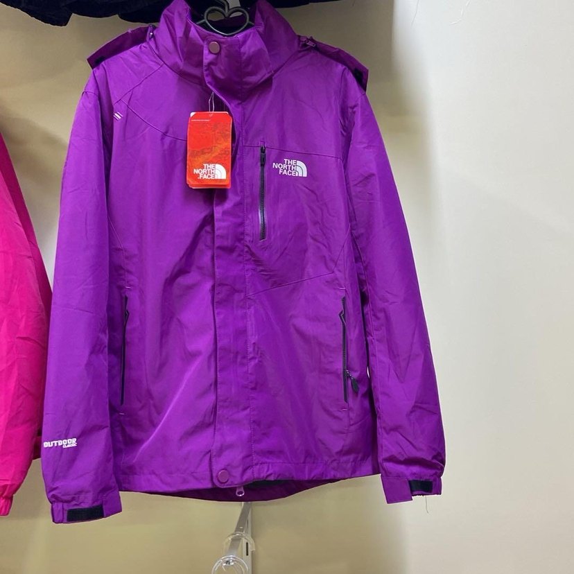 Kadın Mor Fermuarlı Yüksek Yakalı Ceket - Görsel 3