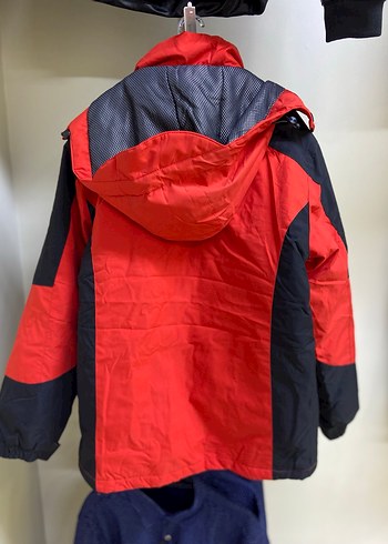 Kırmızı Fermuarlı Erkek Street Wear Mont - Görsel 3