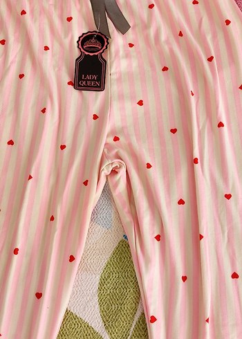 Pembe Kalpli İnce Askılı Midi Pijama