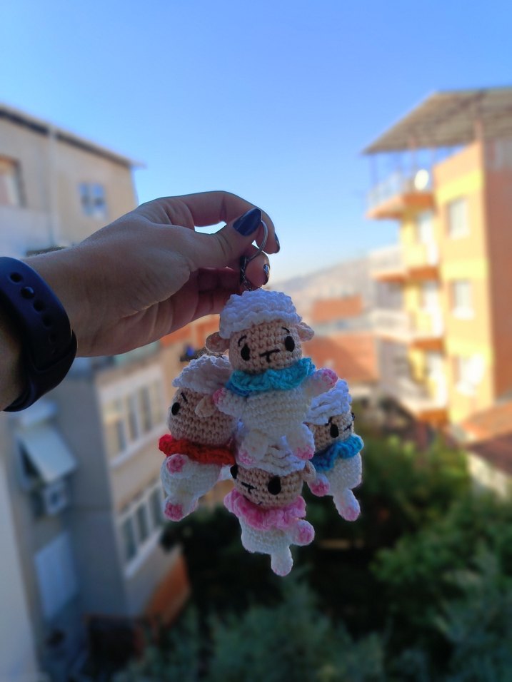 Anahtarlık koyun - Görsel 2