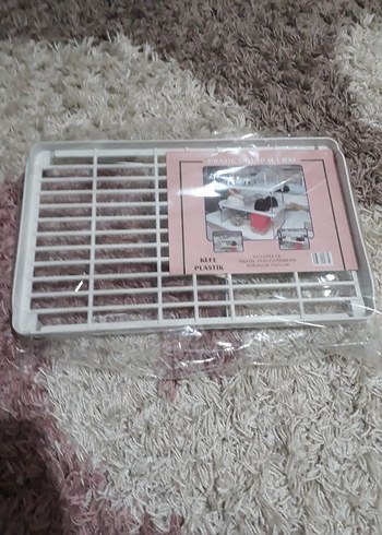 Beyaz Plastik Düzenleyici Raf - Görsel 3