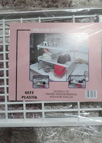 Beyaz Plastik Düzenleyici Raf - Görsel 2
