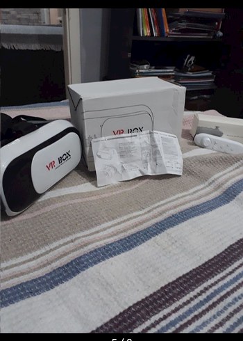 Beyaz VR Box Sanal Gerçeklik Gözlüğü - Görsel 5