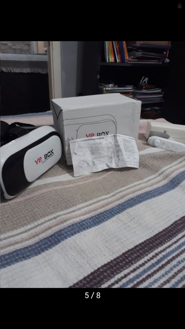 Beyaz VR Box Sanal Gerçeklik Gözlüğü - Görsel 5