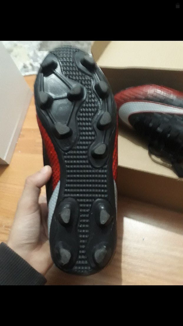 Kahverengi Erkek Futbol Ayakkabısı Velcro - Görsel 3