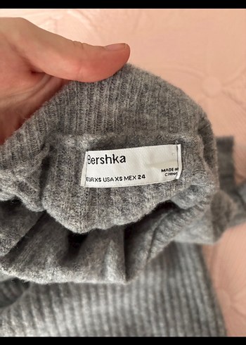 Bershka Midi Boy Triko Elbise - Görsel 4