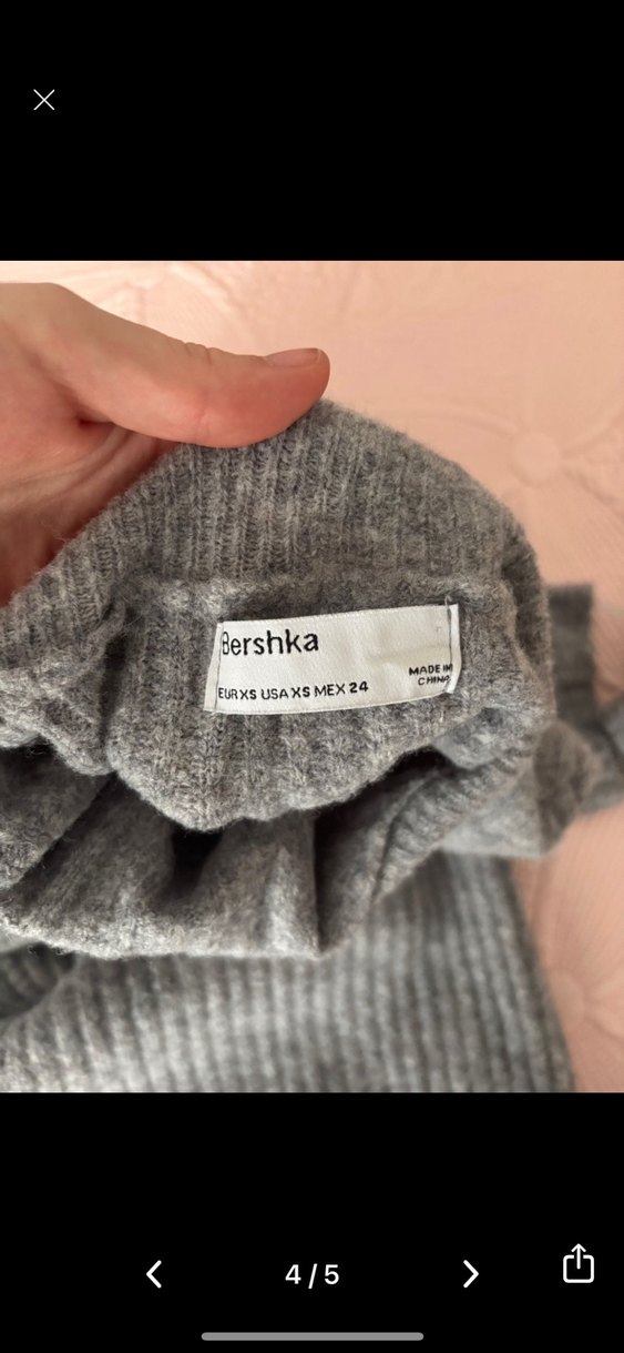 Bershka Midi Boy Triko Elbise - Görsel 4