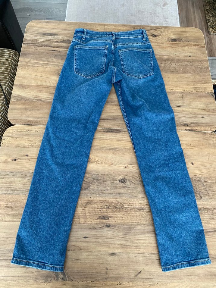 Erkek Mavi Denim Regular Fit Jean - Görsel 3
