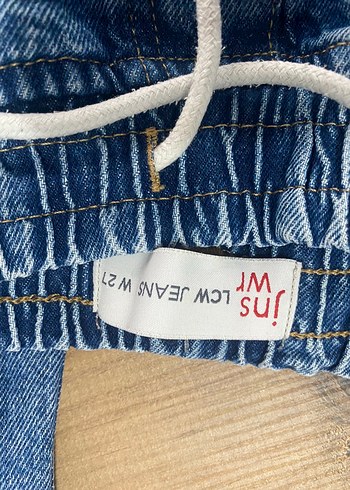 Mavi Bol Kesim Midi Kot Pantolon - Görsel 3