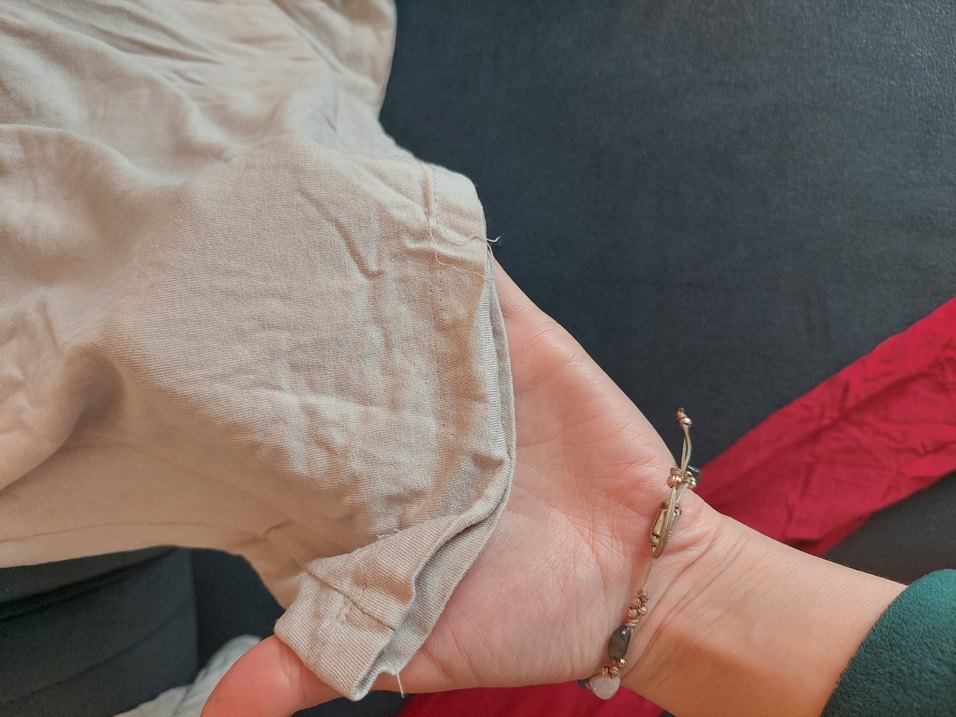 ikili bordo krem badi S/M beden - Görsel 3