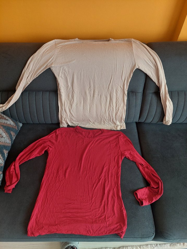 ikili bordo krem badi S/M beden - Görsel 4