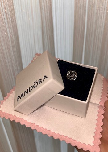 Gri Yılan Desenli Boncuk Charm - Görsel 3