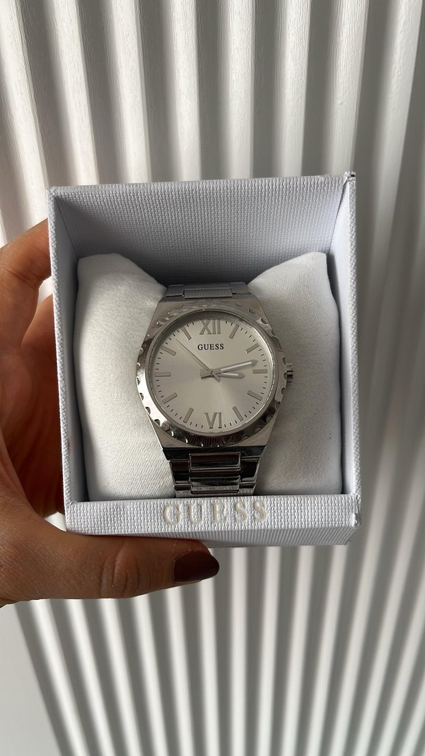 GUESS Gri Modern Klasik Erkek Saati - Görsel 2