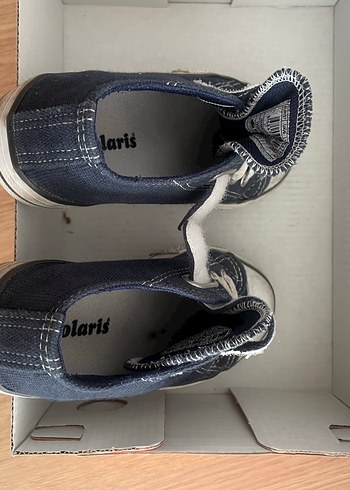 Erkek Çocuk Mavi Bağcıklı ve Cırtlı Spor Ayakkabı - Görsel 4