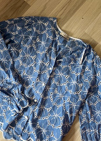 Mavi Bohem Kadın Uzun Kollu Gömlek - Görsel 3