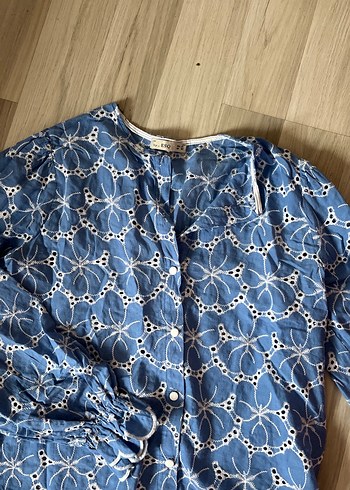 Mavi Bohem Kadın Uzun Kollu Gömlek - Görsel 2