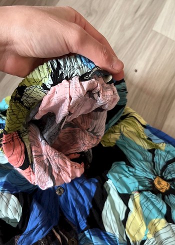 Çiçek Desenli Midi Etek - Görsel 3