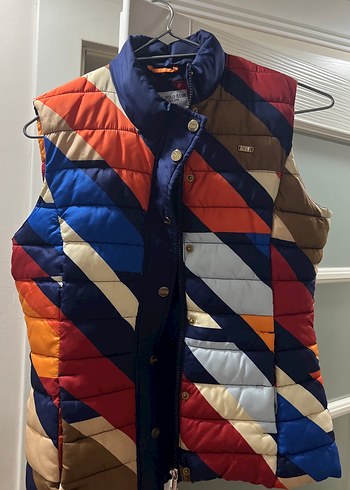 Düğmeli Çok Renkli Kadın Yelek - Görsel 2