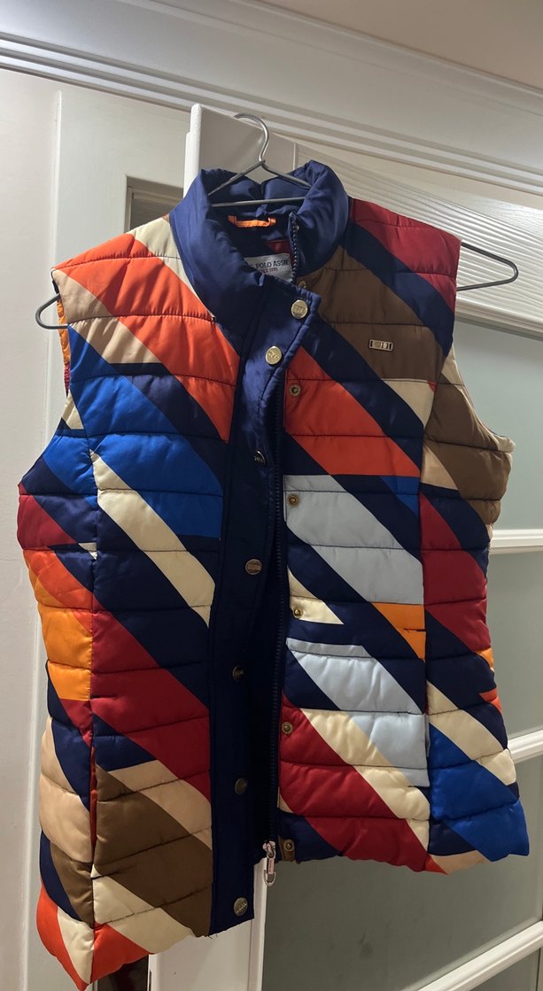 Düğmeli Çok Renkli Kadın Yelek - Görsel 2