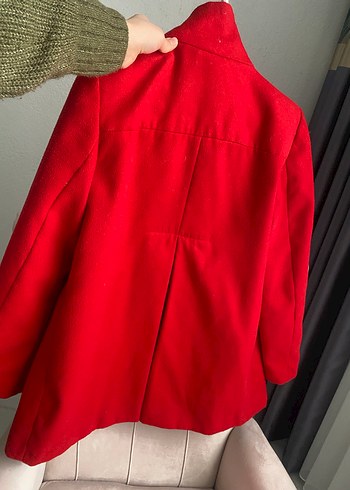 Kırmızı Kaşe Kaban - Görsel 3