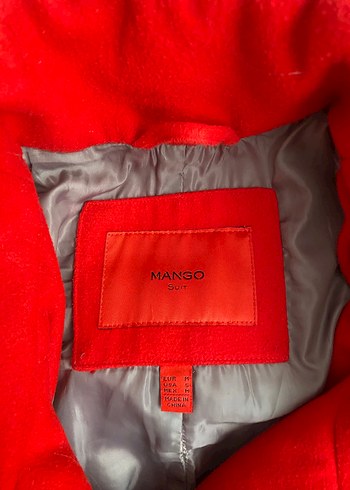 Kırmızı Kaşe Kaban - Görsel 6